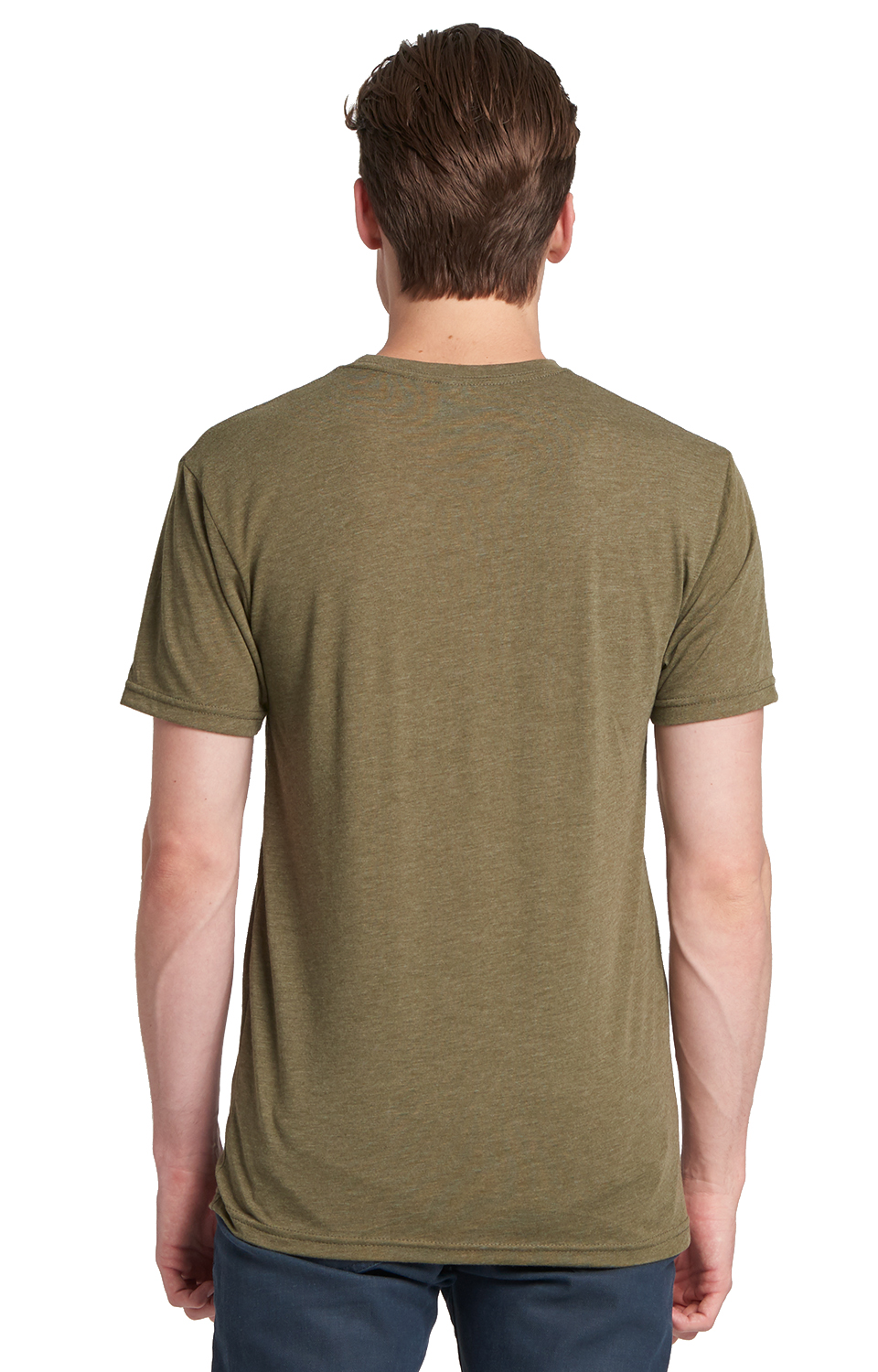Unisex Triblend Crew - Military Green