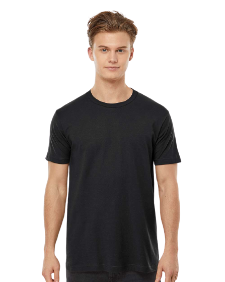Unisex Fine Jersey Tee - Black