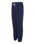 Unisex Sponge Fleece Long Scrunch Pant - Navy