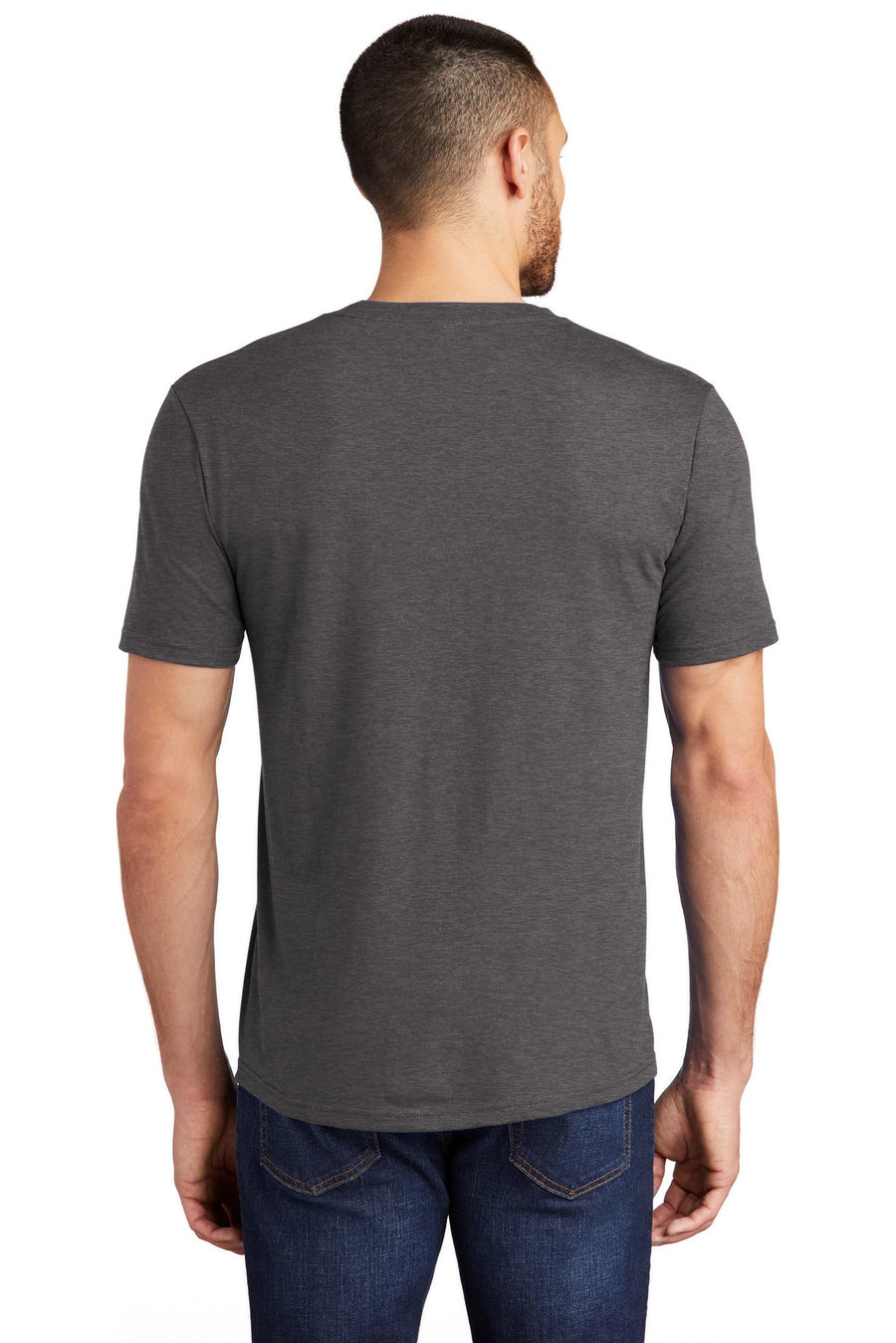 Unisex Perfect Tri Tee - Heather Charcoal