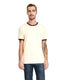 Next Level 3604 - Unisex Ringer T-Shirt - Natural / Maroon