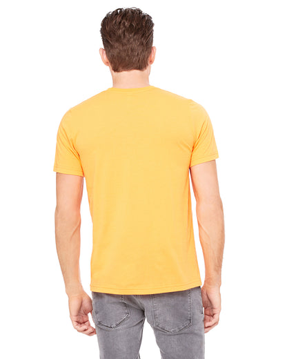Unisex Poly-Cotton Short-Sleeve T-Shirt - Neon Orange