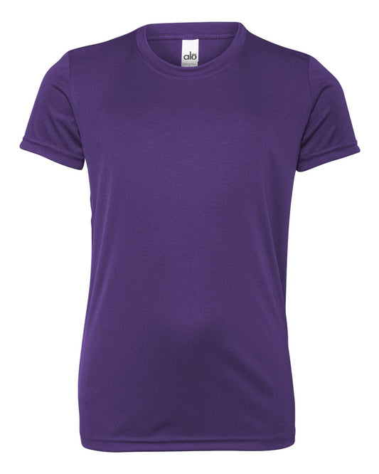 Youth Performance Short-Sleeve T-Shirt - Sport Purple