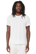 Unisex Heather CVC T-Shirt - Solid White Blend