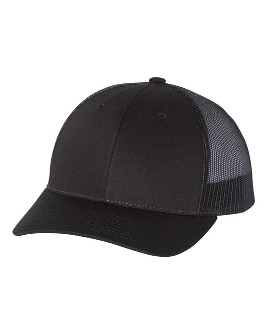Low Pro Trucker Cap - Black