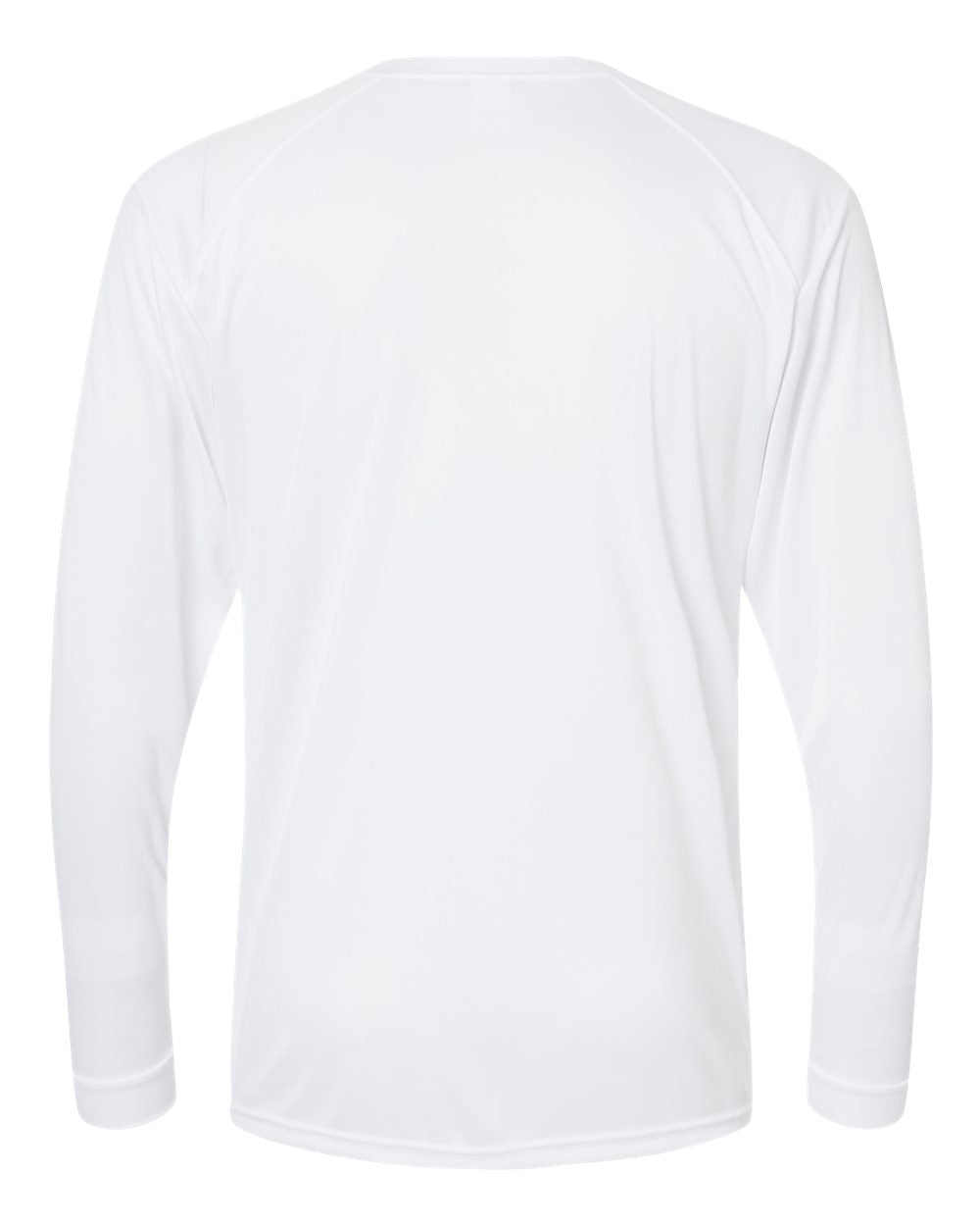 Unisex Long Sleeve Performance Tee - White