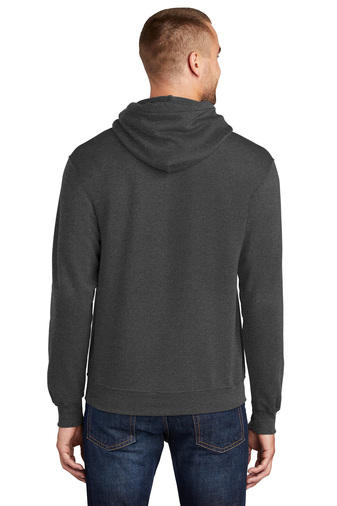 Unisex Core Fleece Pullover Hoodie - Dark Heather Gray