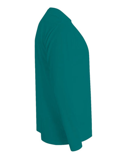 Youth Long Sleeve Cooling Performance Crew Shirt - Teal