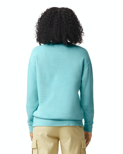 Unisex Lighweight Cotton Crewneck Sweatshirt - Chalky Mint