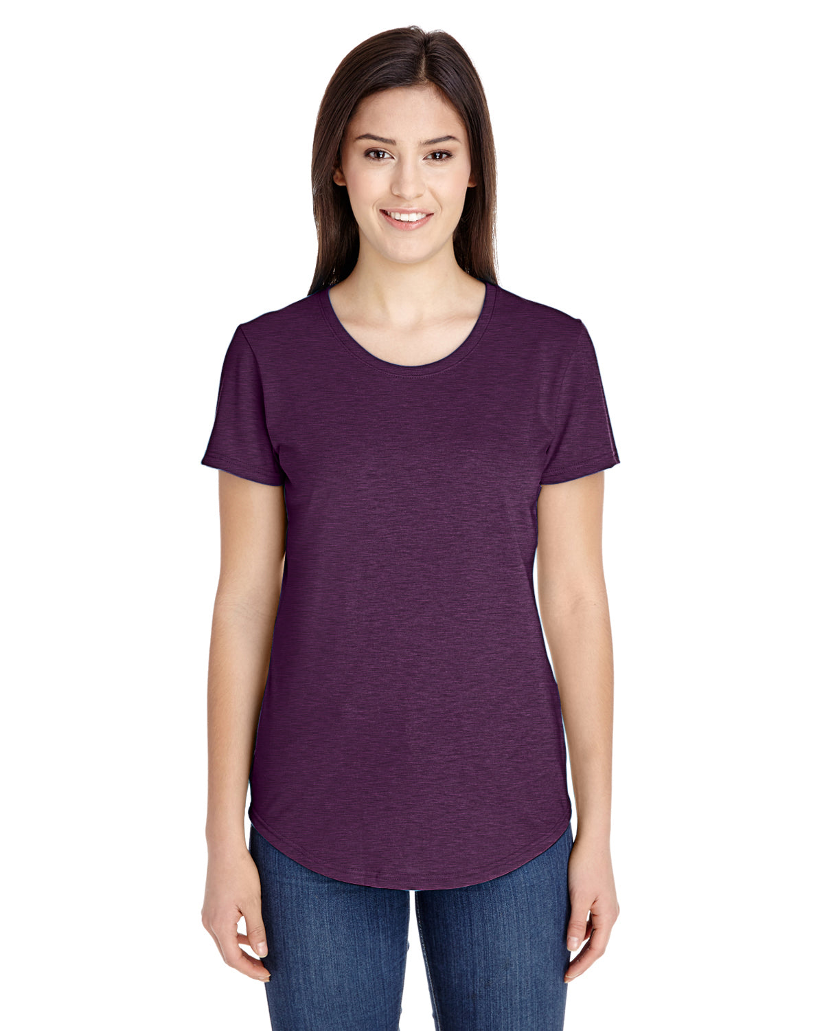 Women's Triblend T-Shirt - Heather Aubergine