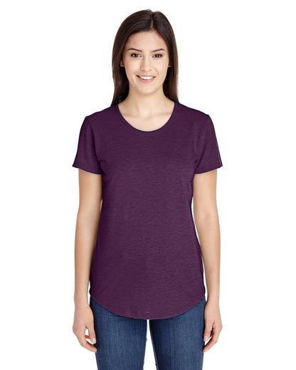 Women's Triblend T-Shirt - Heather Aubergine