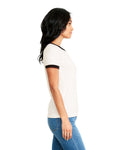 Women's Ringer T-Shirt - White / Black