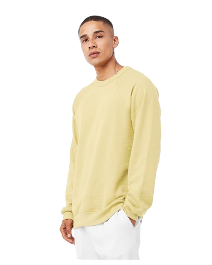 Unisex Sponge Fleece Raglan Sweatshirt - French Vanilla