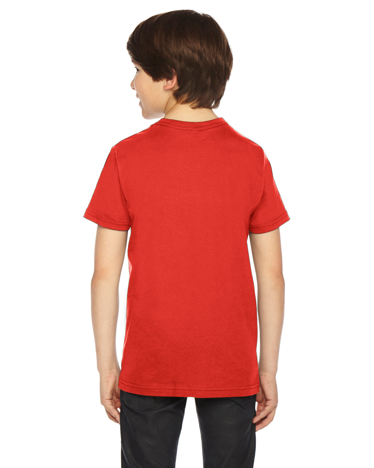Youth Fine Jersey Short-Sleeve T-Shirt - Orange