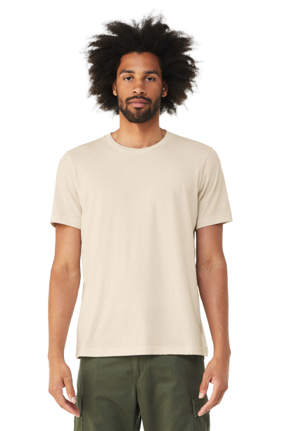 Unisex Heather CVC T-Shirt - Heather Oatmeal