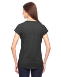 Women's Triblend V-Neck T-Shirt - Heather Dark Gray