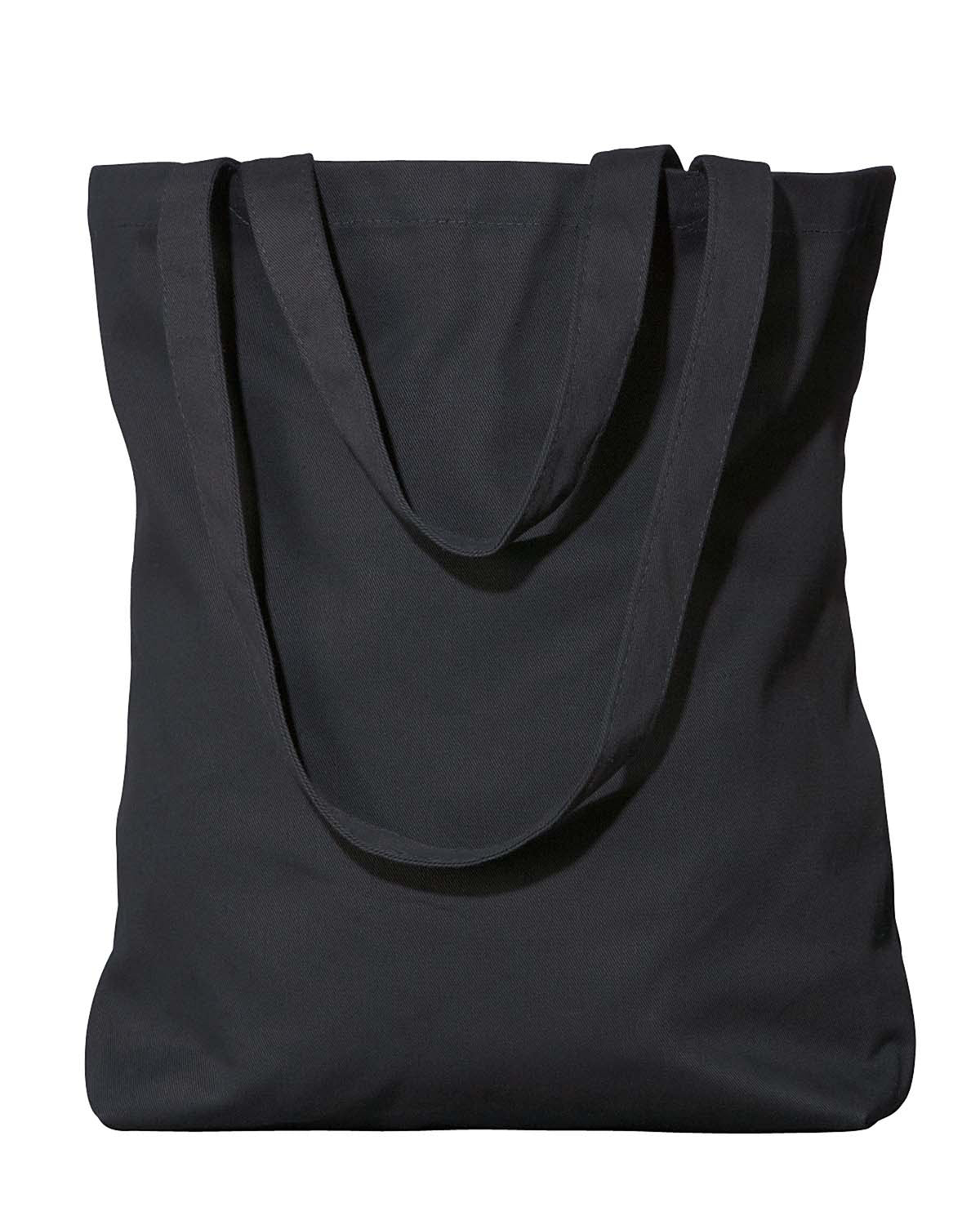 Organic Cotton Twill Everyday Tote - Black