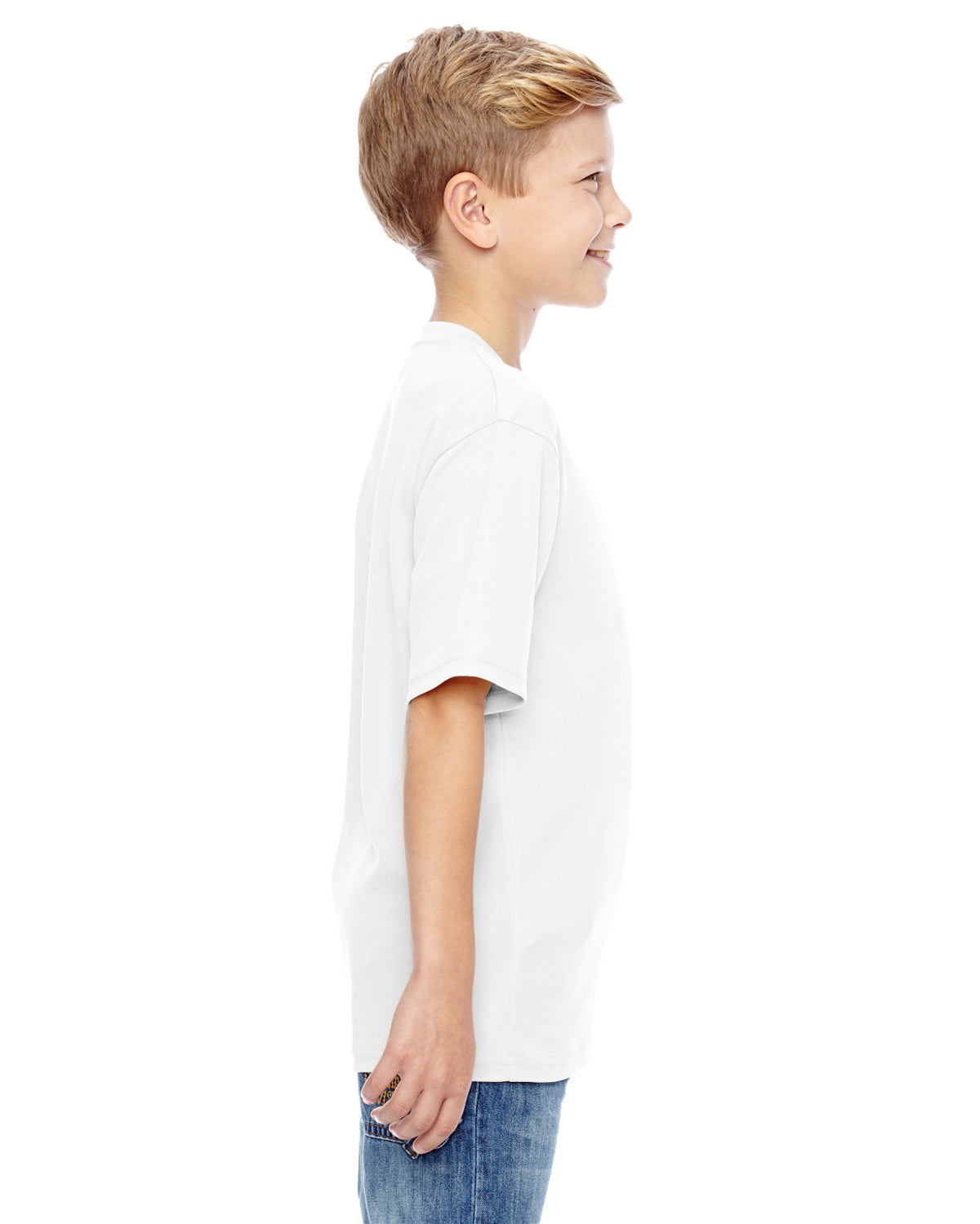 Youth Wicking T-Shirt - White