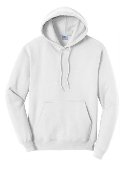 Unisex Tall Core Fleece Pullover Hoodie - White