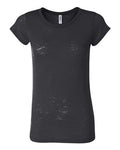 Women's Burnout Tee - Black