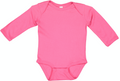 Infant Long-Sleeve Bodysuit - Hot Pink