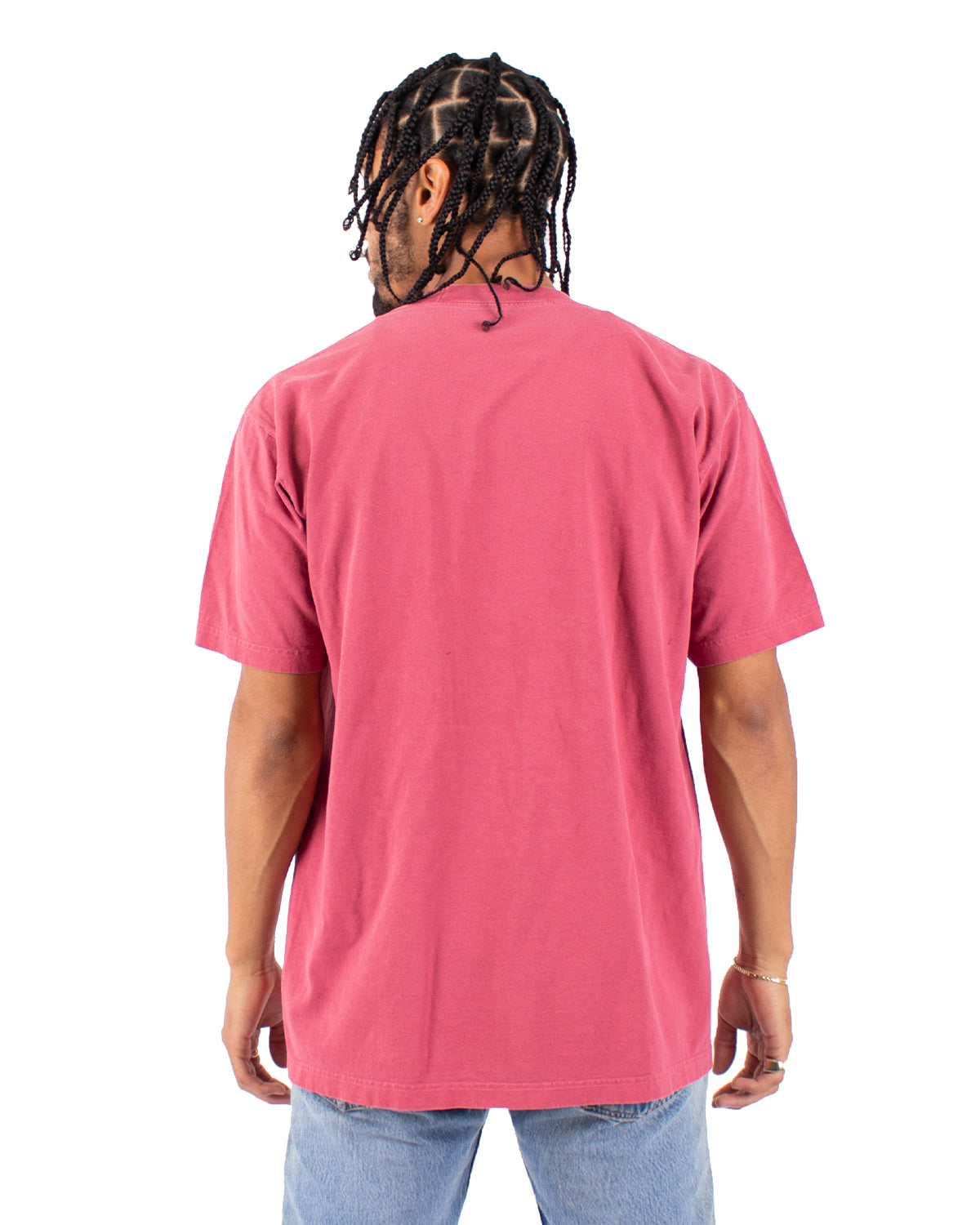 Garment-Dyed Crewneck T-Shirt - Clay Red