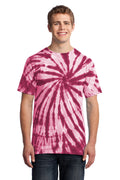 Unisex Tie-Dye Tee - Maroon