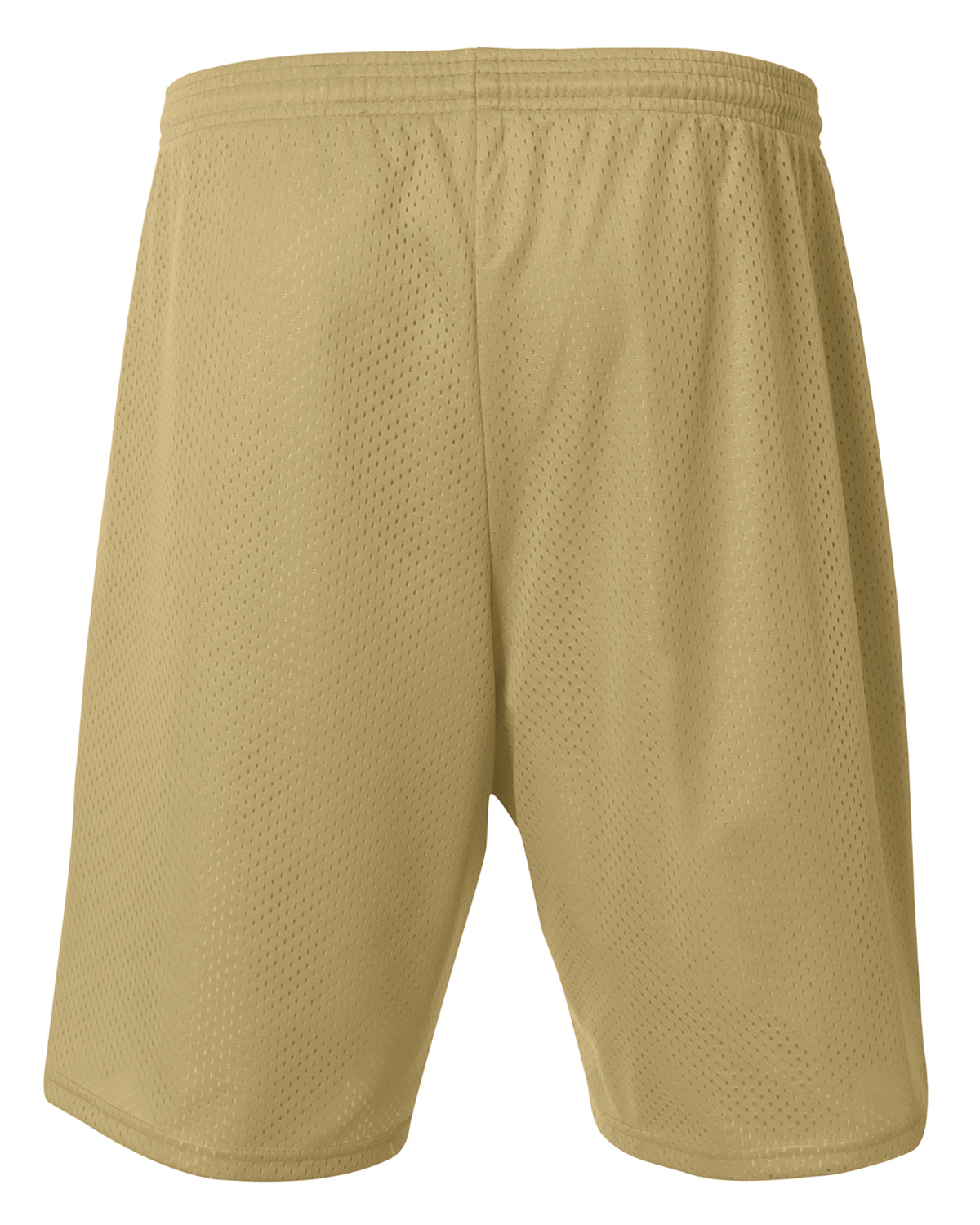 Unisex Nine Inch Inseam Mesh Short - Vegas Gold