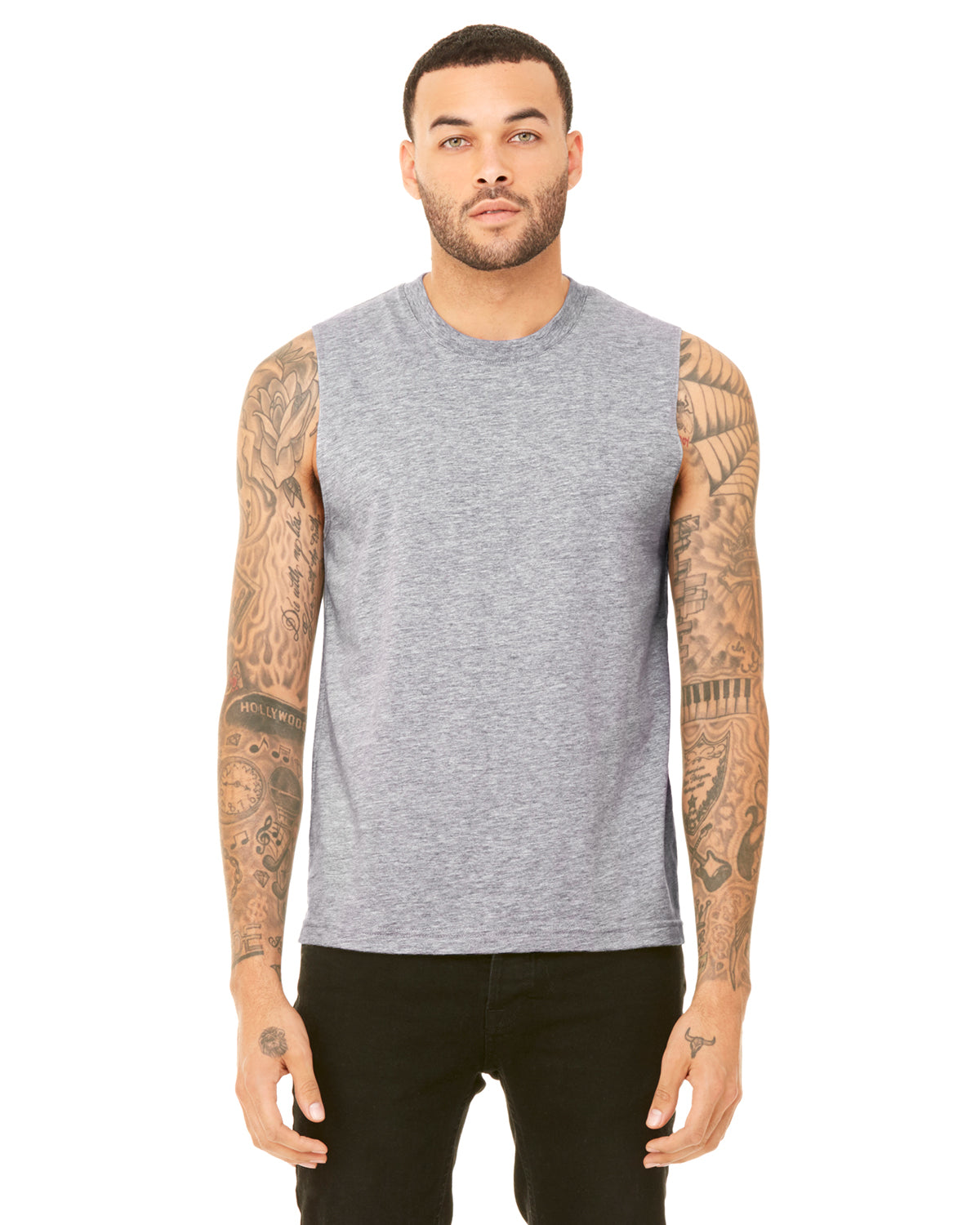Unisex Jersey Muscle Tank - Heather Athletic