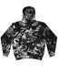 Tie-Dye CD877 - Unisex Tie-Dyed Pullover Hoodie - Multi Black