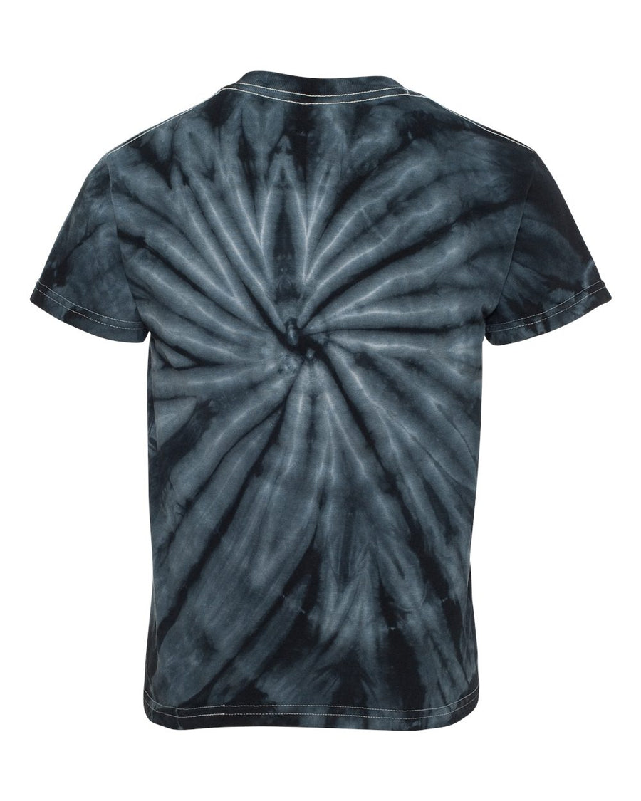 Youth Cyclone Vat-Dyed Pinwheel Short Sleeve T-Shirt - Black