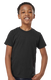 Tultex 0265TC - Youth Poly-Rich Tee - Black