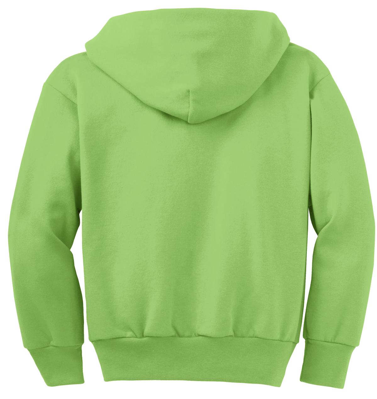 Unisex Core Fleece Full-Zip Hoodie - Lime