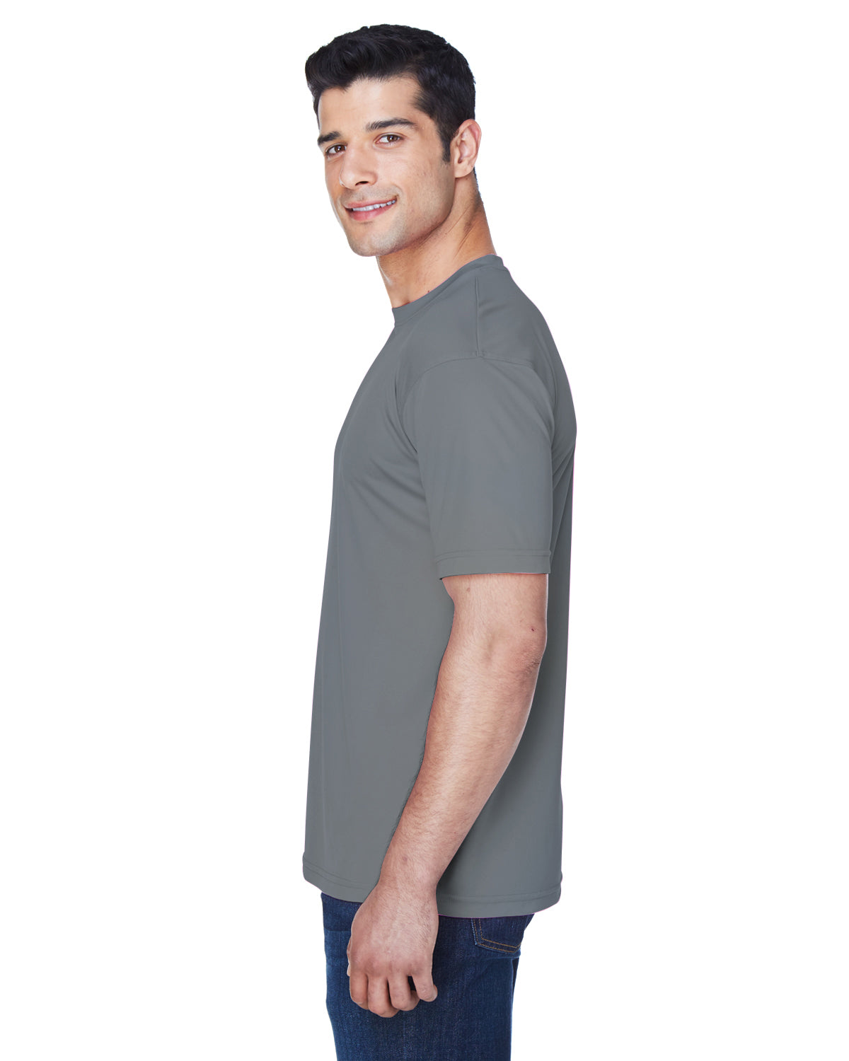 Men's Cool & Dry Sport Performance Interlock T-Shirt - Charcoal