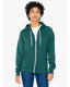 American Apparel F497W - Unisex Flex Fleece Zip Hoodie - Military Olive