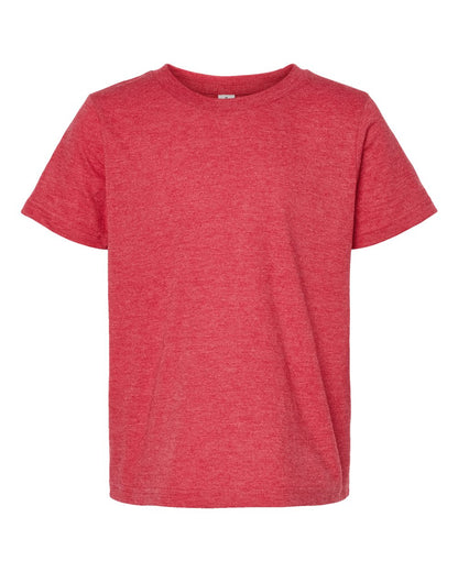 Youth Fine Jersey T-Shirt - Heather Red