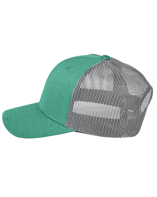 by Yupoong® Unisex Zone Sonic Heather Trucker Cap - Sport Forest Heather / S Gray