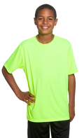 Youth Cooling Performance T-Shirt - High Viz Safety Yellow