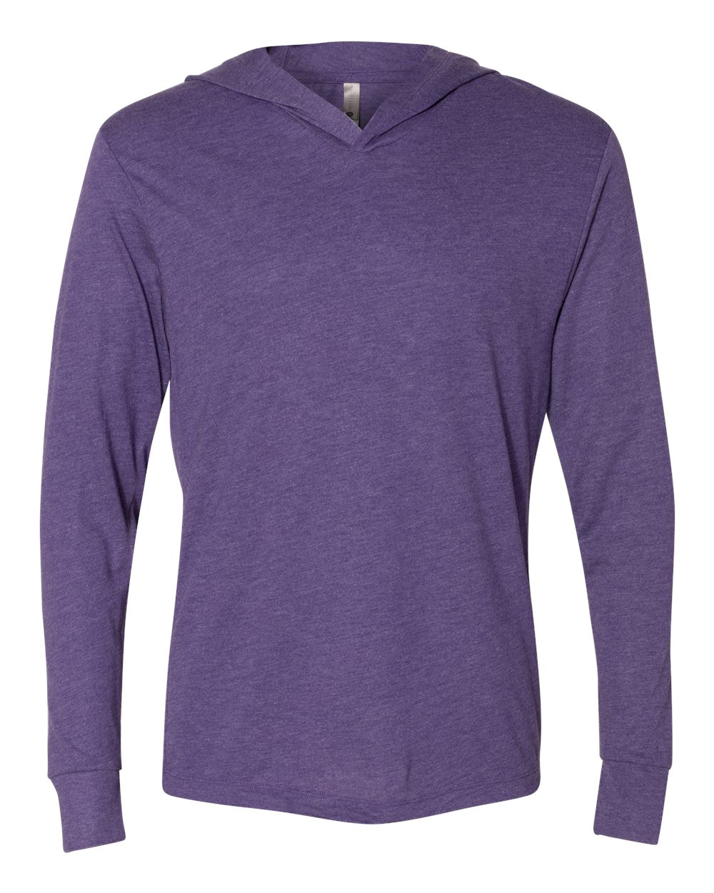 Unisex Triblend Long-Sleeve Hoodie - Purple Rush