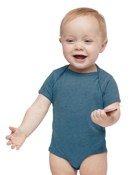 Infant Fine Jersey Bodysuit - Bermuda Blackout