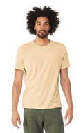 Unisex Heather CVC T-Shirt - Heather Soft Cream