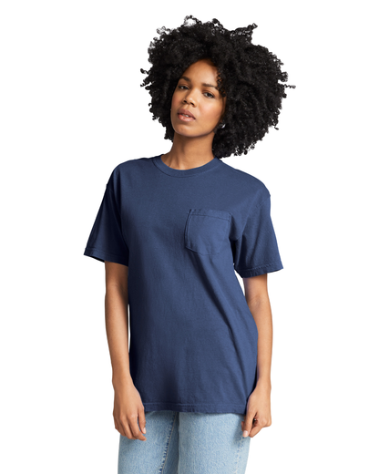 Unisex Heavyweight RS Pocket T-Shirt - Midnight