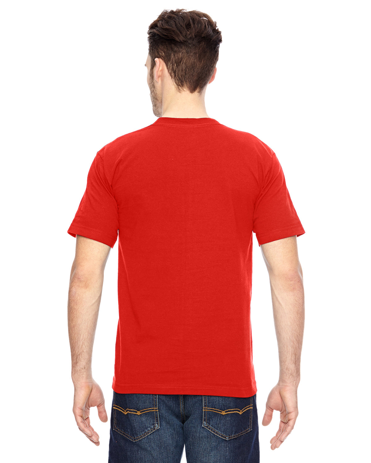 Unisex 100% Cotton Pocket T-Shirt - Bright Orange