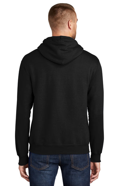 Unisex Tall Essential Fleece Pullover Hoodie - Jet Black