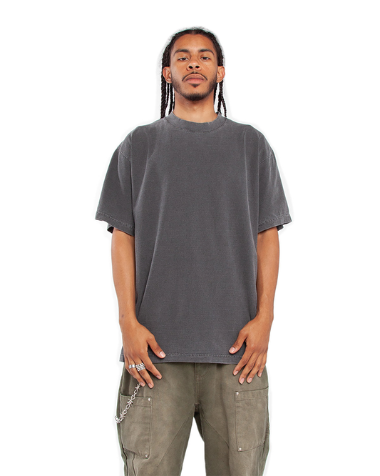 Garment-Dyed Crewneck T-Shirt - Shadow