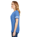 Heavy Cotton™ Women's Victory T-Shirt - Heather Royal / White