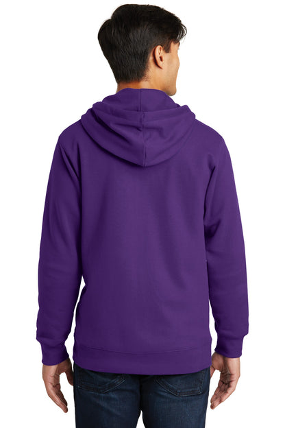 Unisex Fan Favorite Fleece Full-Zip Hoodie - Team Purple