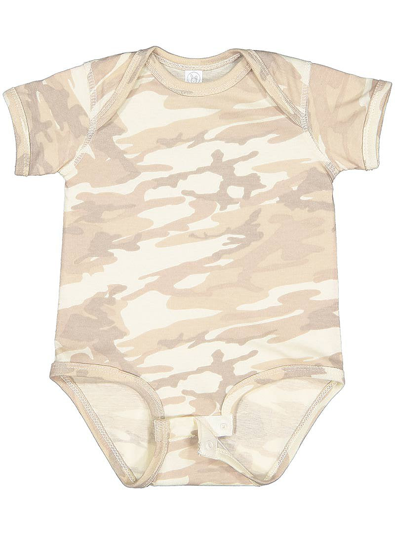 Infant Fine Jersey Bodysuit - Natural Camo