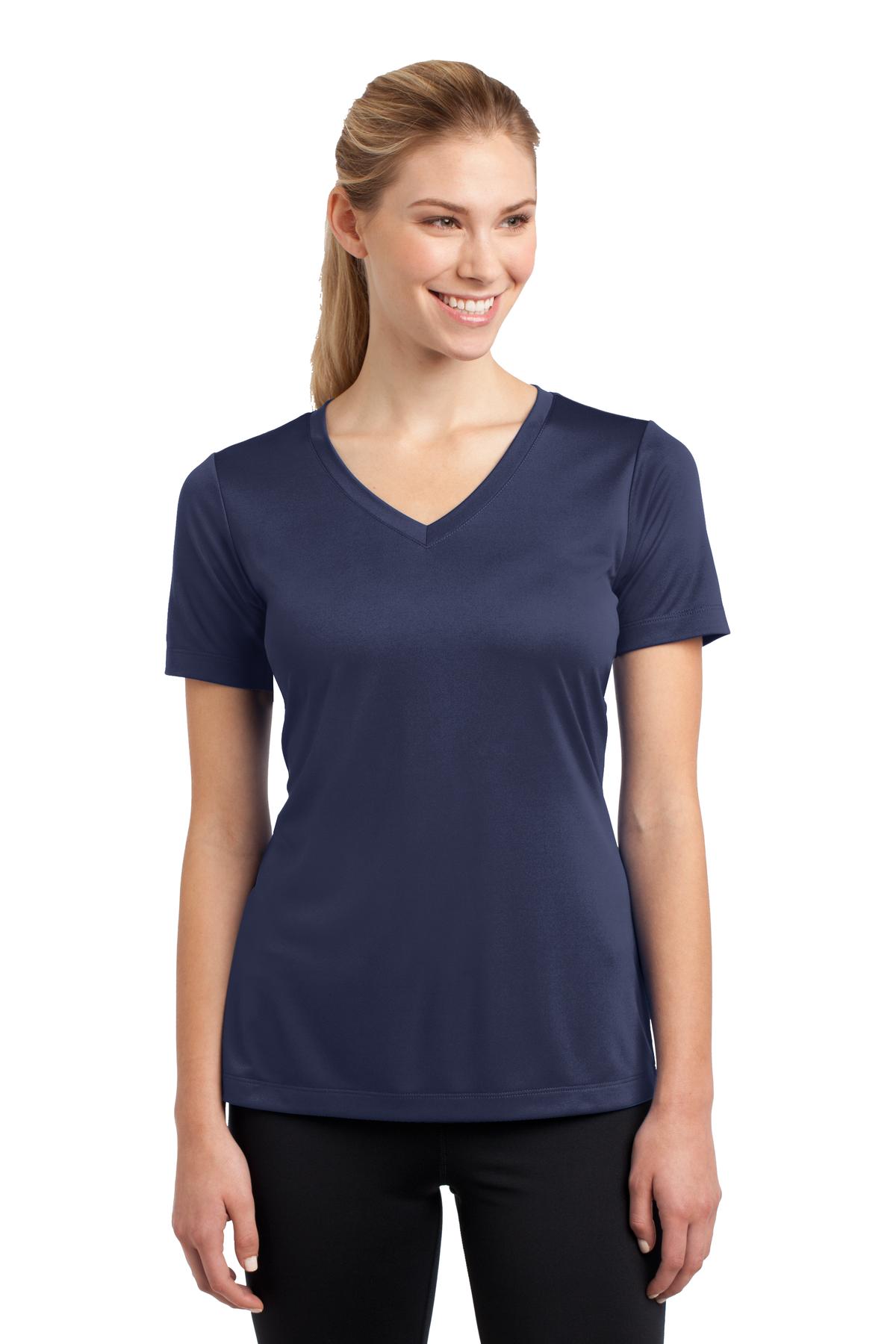 Women's PosiCharge Competitor V-Neck Tee - True Navy