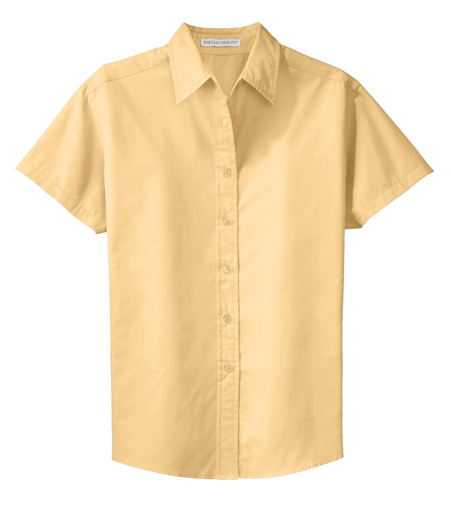 Women's Short Sleeve Easy Care Shirt - Yellow